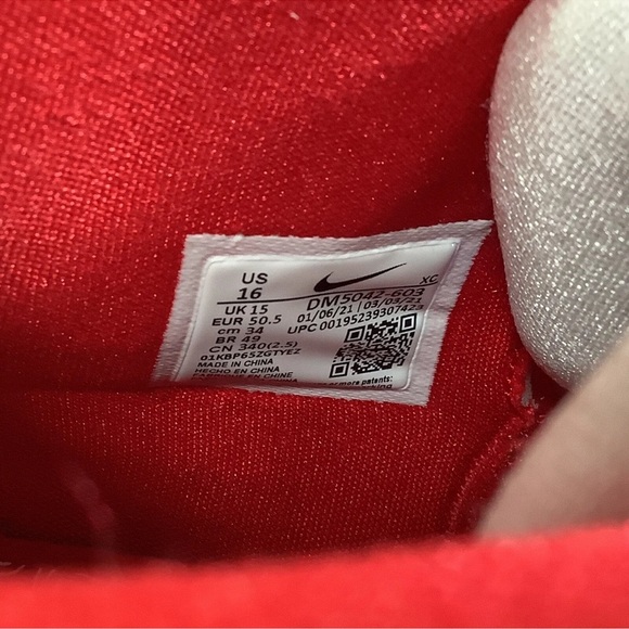 Nike Kyrie 7 TB Men's University Red White Basketball Shoes - Picture 7 of 8